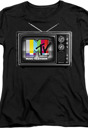 Womens Television Logo MTV Shirt