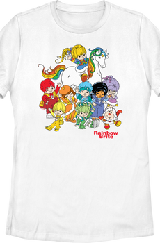Womens The Gang's All Here Rainbow Brite Shirt