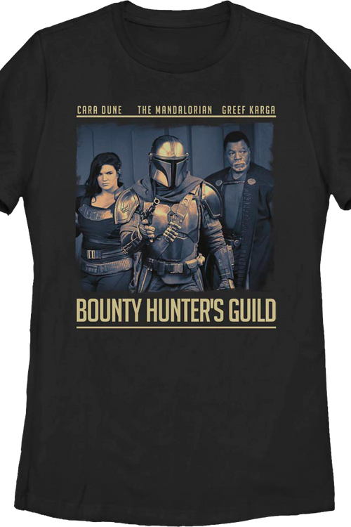 Womens The Mandalorian Bounty Hunter's Guild Star Wars Shirtmain product image