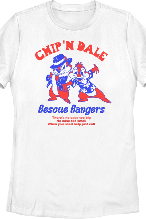 Womens There's No Case Too Big Chip 'n Dale Rescue Rangers Shirtmain product image