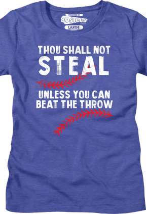 Womens Thou Shall Not Steal Shirt