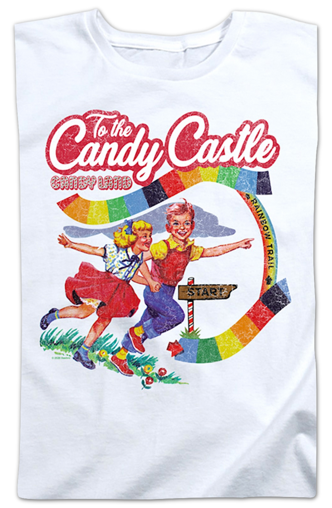 Womens To The Candy Castle Candy Land Shirt