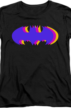 Womens Tri Symbol Batman Shirt
