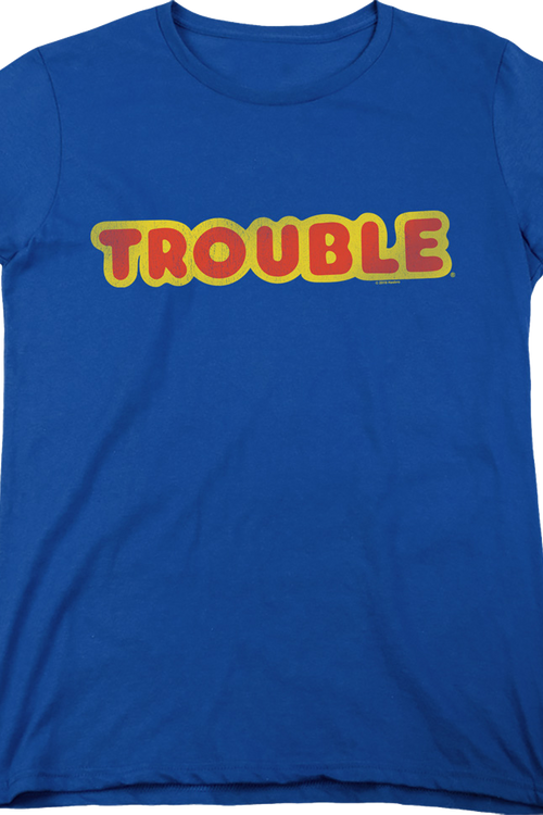 Womens Trouble Logo Hasbro Shirtmain product image