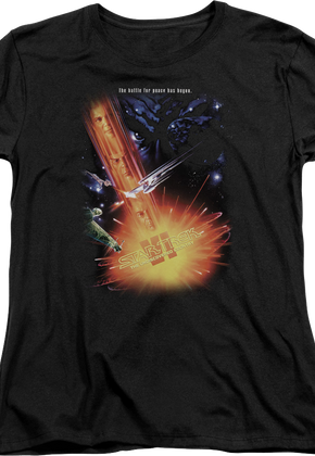 Womens Undiscovered Country Poster Star Trek Shirt