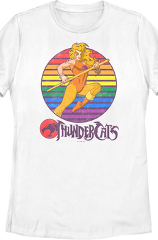 Womens Vintage Cheetara Action Pose ThunderCats Shirt