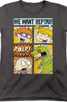 Womens We Want Reptar Rugrats Shirt