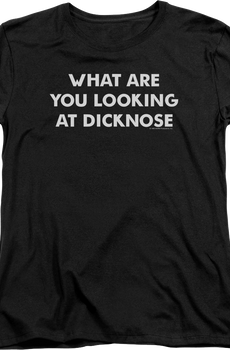 Womens What Are You Looking At Dicknose Teen Wolf Shirt