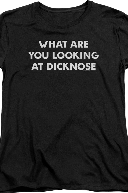 Womens What Are You Looking At Dicknose Teen Wolf Shirtmain product image