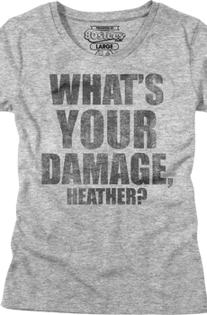 Womens What's Your Damage Heathers Shirt
