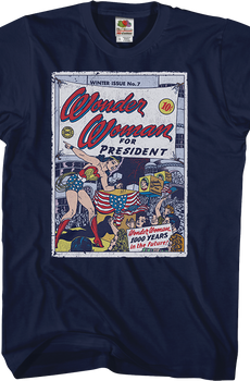 Wonder Woman For President DC Comics T-Shirt