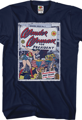 Wonder Woman For President DC Comics T-Shirt