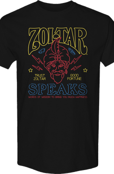 Words Of Wisdom To Bring You Much Happiness Zoltar T-Shirt