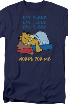 Works For Me Garfield T-Shirt