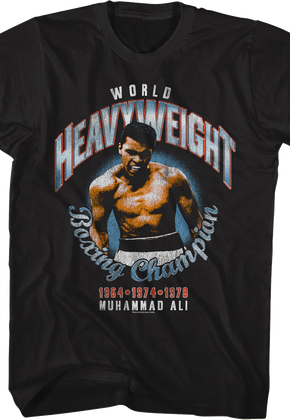 World Heavyweight Boxing Champion Muhammad Ali T-Shirt