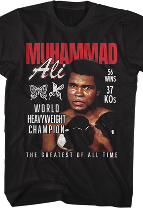 World Heavyweight Champion Greatest Of All Time Muhammad Ali T-Shirt