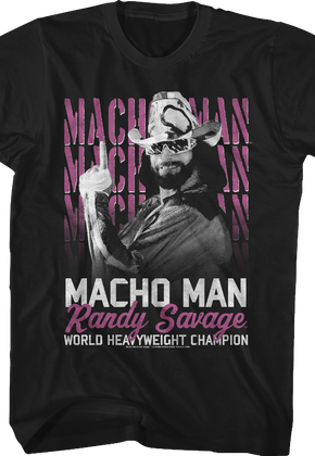 World Heavyweight Champion Macho Man Randy Savage T-Shirt