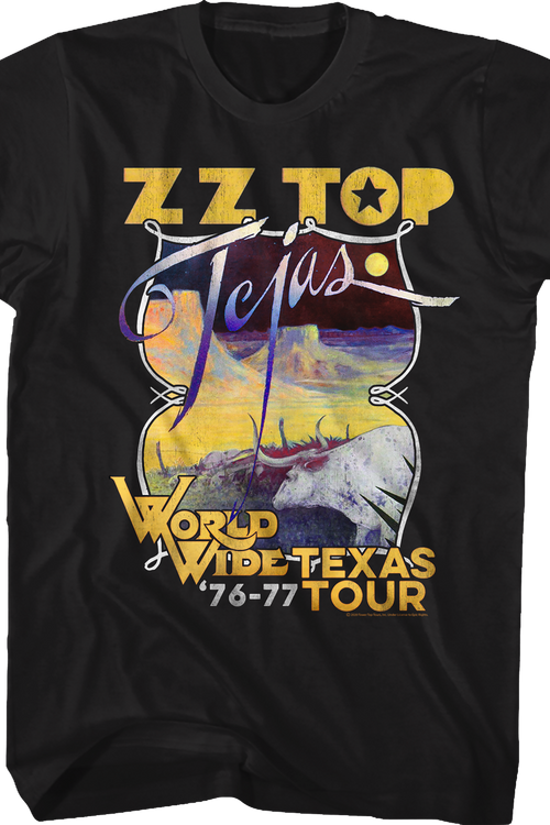 World Wide Texas Tour ZZ Top T-Shirtmain product image