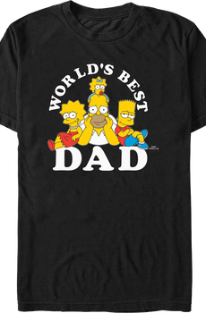 World's Best Dad Simpsons T-Shirt