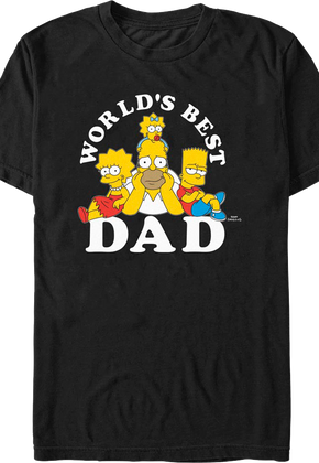 World's Best Dad Simpsons T-Shirt