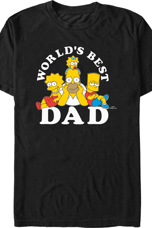 World's Best Dad Simpsons T-Shirtmain product image