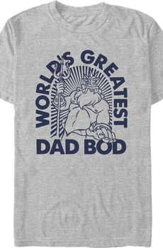 World's Greatest Dad Bod Little Mermaid Disney T-Shirt
