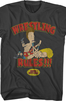 Wrestling Rules Beavis And Butt-Head T-Shirt