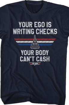 Writing Checks Top Gun T-Shirt