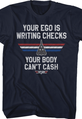 Writing Checks Top Gun T-Shirt