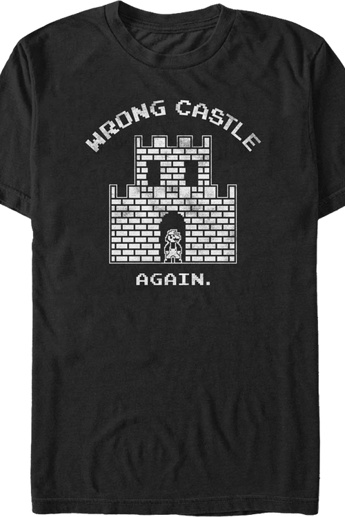 Wrong Castle Again Super Mario Bros. T-Shirtmain product image