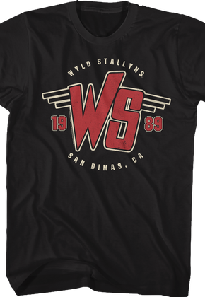 Wyld Stallyns 1989 Logo Bill and Ted's Excellent Adventure T-Shirt