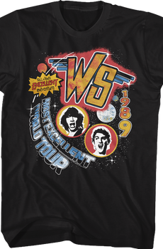 Wyld Stallyns 1989 Most Excellent World Tour Bill and Ted T-Shirt