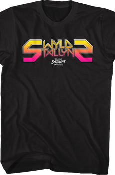 Wyld Stallyns Colorful Logo Bill and Ted's Excellent Adventure T-Shirt