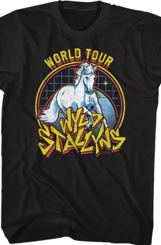 Wyld Stallyns World Tour Poster Bill and Ted T-Shirt