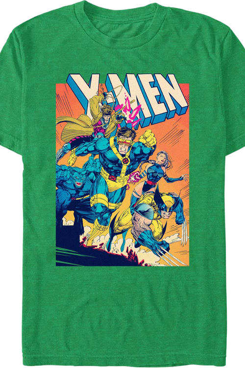 X-Men Cover Shot Marvel Comics T-Shirtmain product image