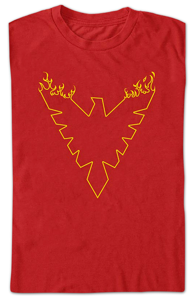 Phoenix X Men T-Shirt in Black main image 1