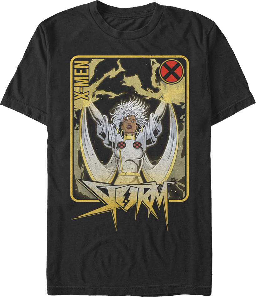 Storm superhero shop t shirt