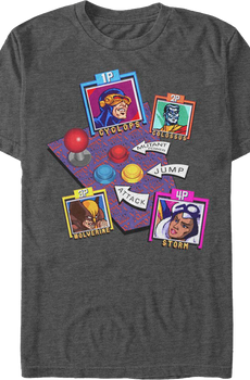 X-Men Arcade Game Marvel Comics T-Shirt