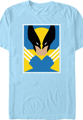 X-Men Wolverine Art Deco Marvel Comics T-Shirt