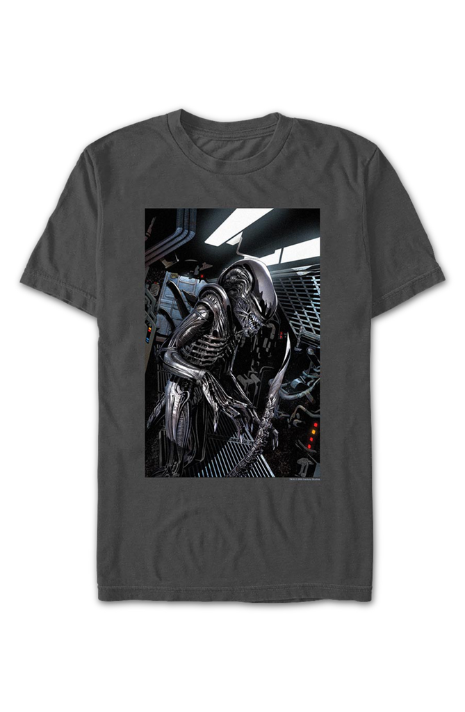 Xenomorph In Spaceship Alien T-Shirt