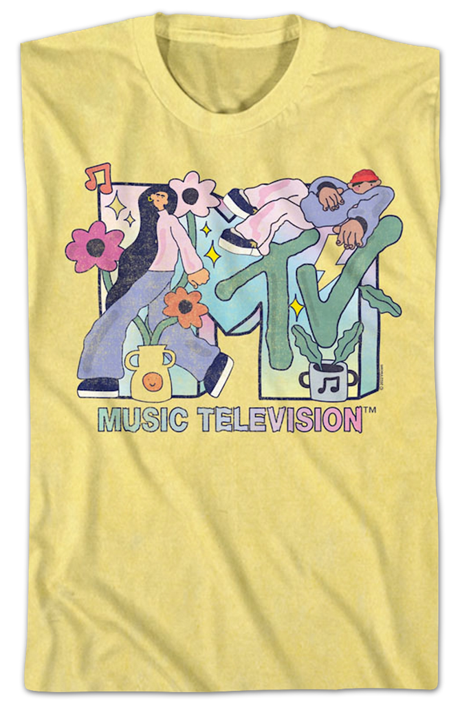 Yellow mtv best sale shirt