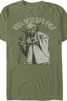 Yoda Best Dad Ever Star Wars T-Shirt