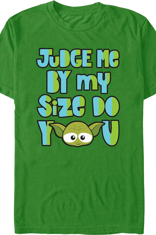 Yoda Judge Me By My Size Star Wars T-Shirtmain product image