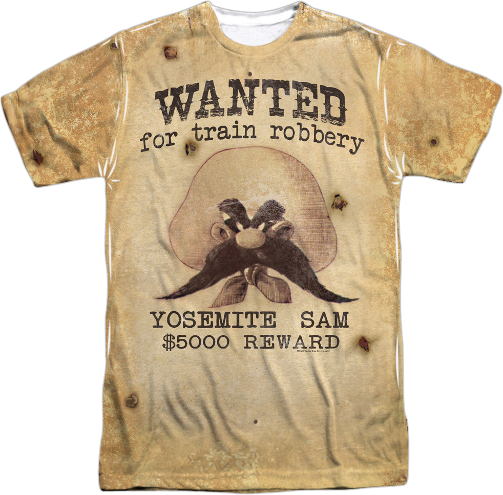 Yosemite sam t shirt hotsell