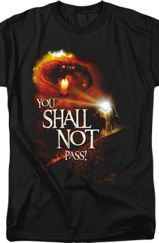 You Shall Not Pass Lord of the Rings T-Shirt