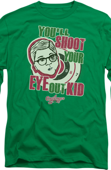 You'll Shoot Your Eye Out Christmas Story Long Sleeve Shirt