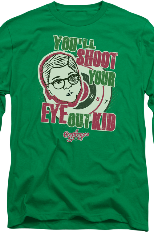 You'll Shoot Your Eye Out Christmas Story Long Sleeve Shirtmain product image