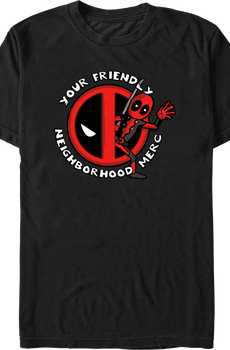 Your Friendly Neighborhood Merc Deadpool Marvel Comics T-Shirt