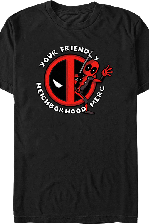Your Friendly Neighborhood Merc Deadpool Marvel Comics T-Shirtmain product image