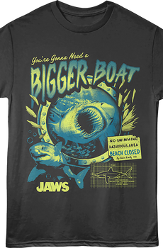 You're Gonna Need A Bigger Boat Collage Jaws T-Shirt